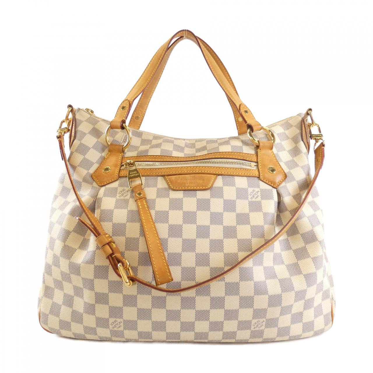 LOUIS VUITTON Damier Azur Evora MM N41133 Shoulder Bag