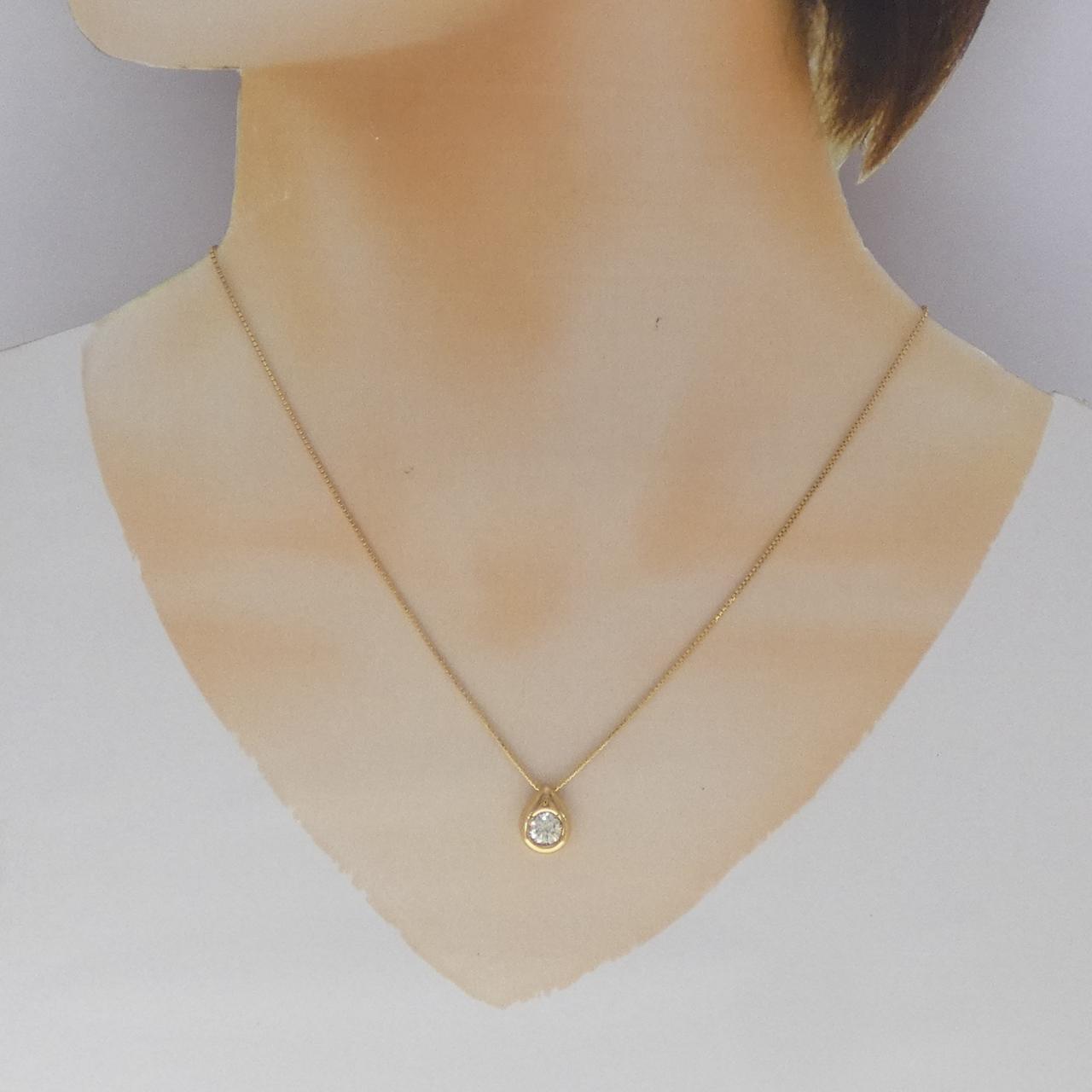 K18YG ダイヤモンド ネックレス 0.50CT