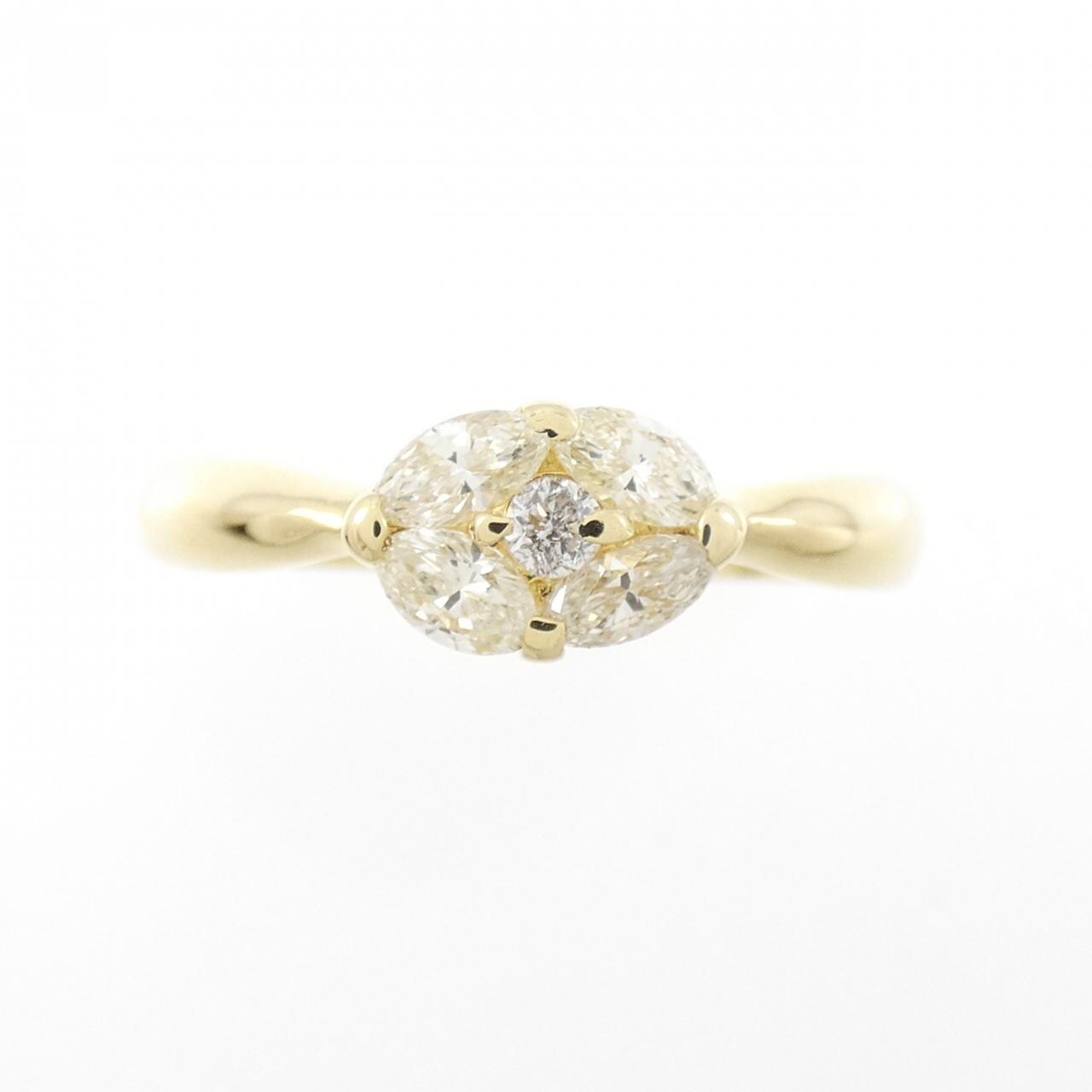 K18YG ダイヤモンド リング 0.35CT