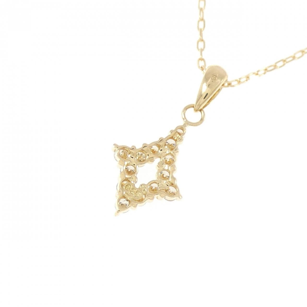 K18YG ダイヤモンド ネックレス 0.25CT