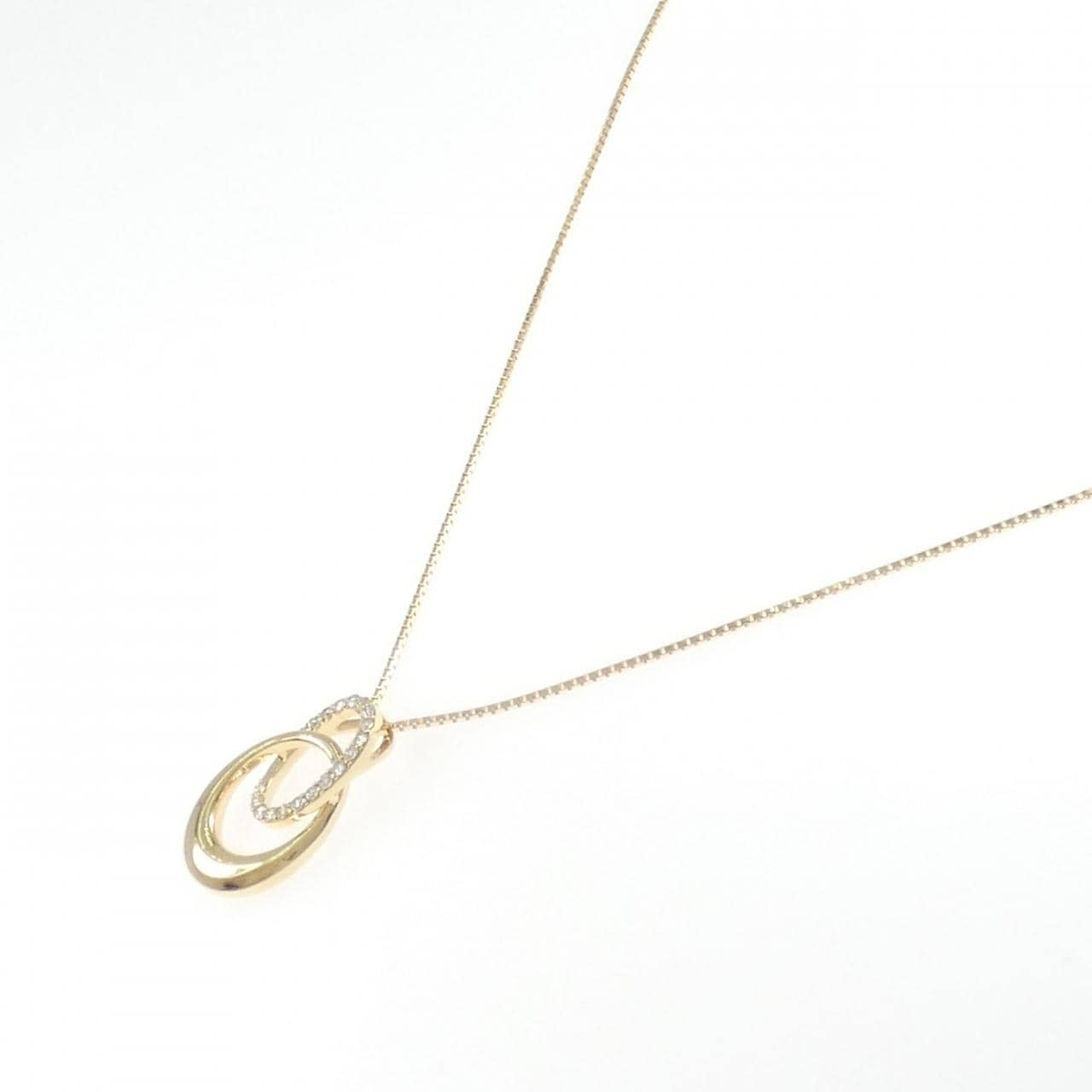 K18YG ダイヤモンド ネックレス 0.30CT