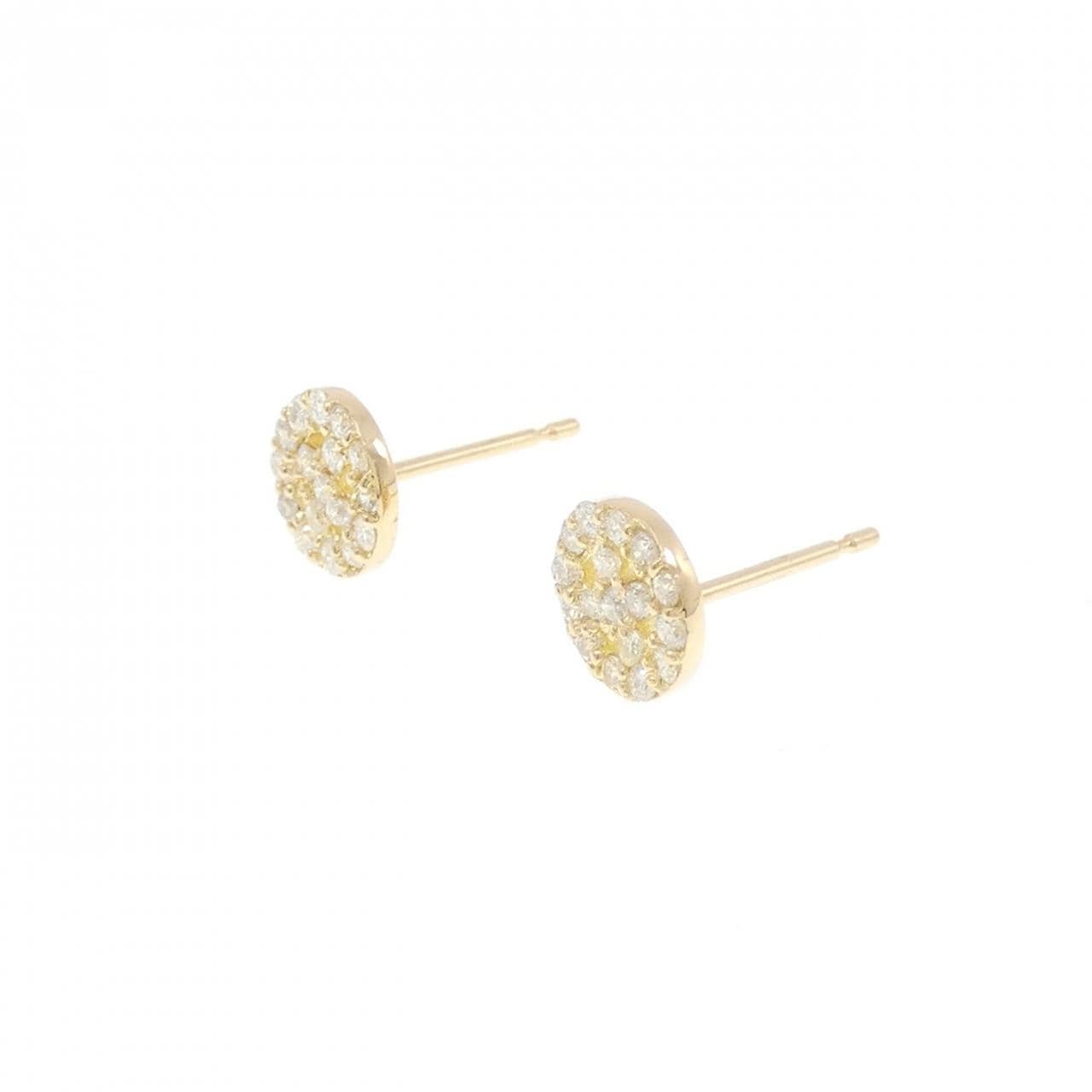【リメイク】K18YG ダイヤモンド ピアス 0.20CT