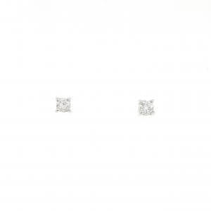 【リメイク】PT900 ダイヤモンド ピアス 0.10CT