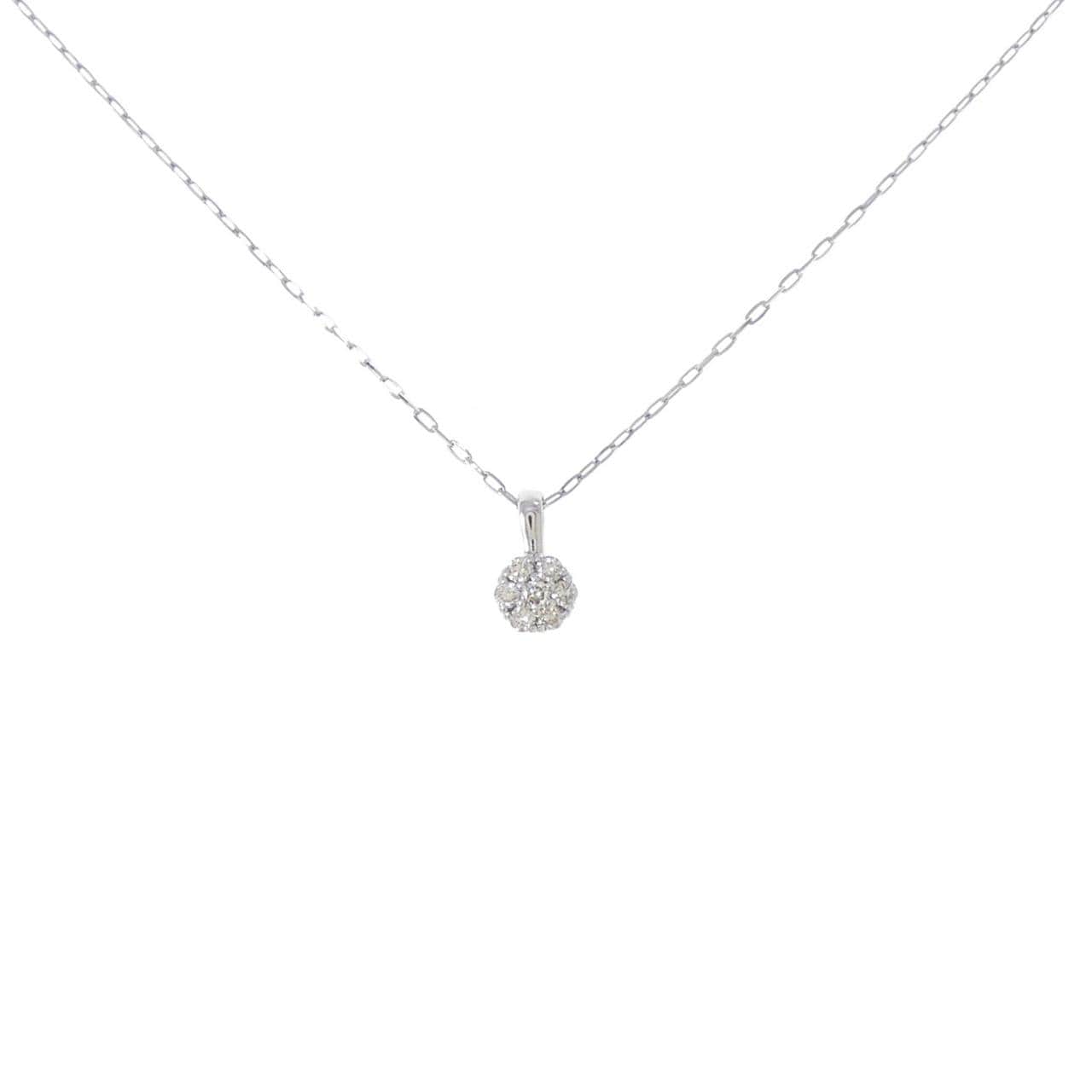 PT950/PT900 ダイヤモンド ネックレス 0.08CT