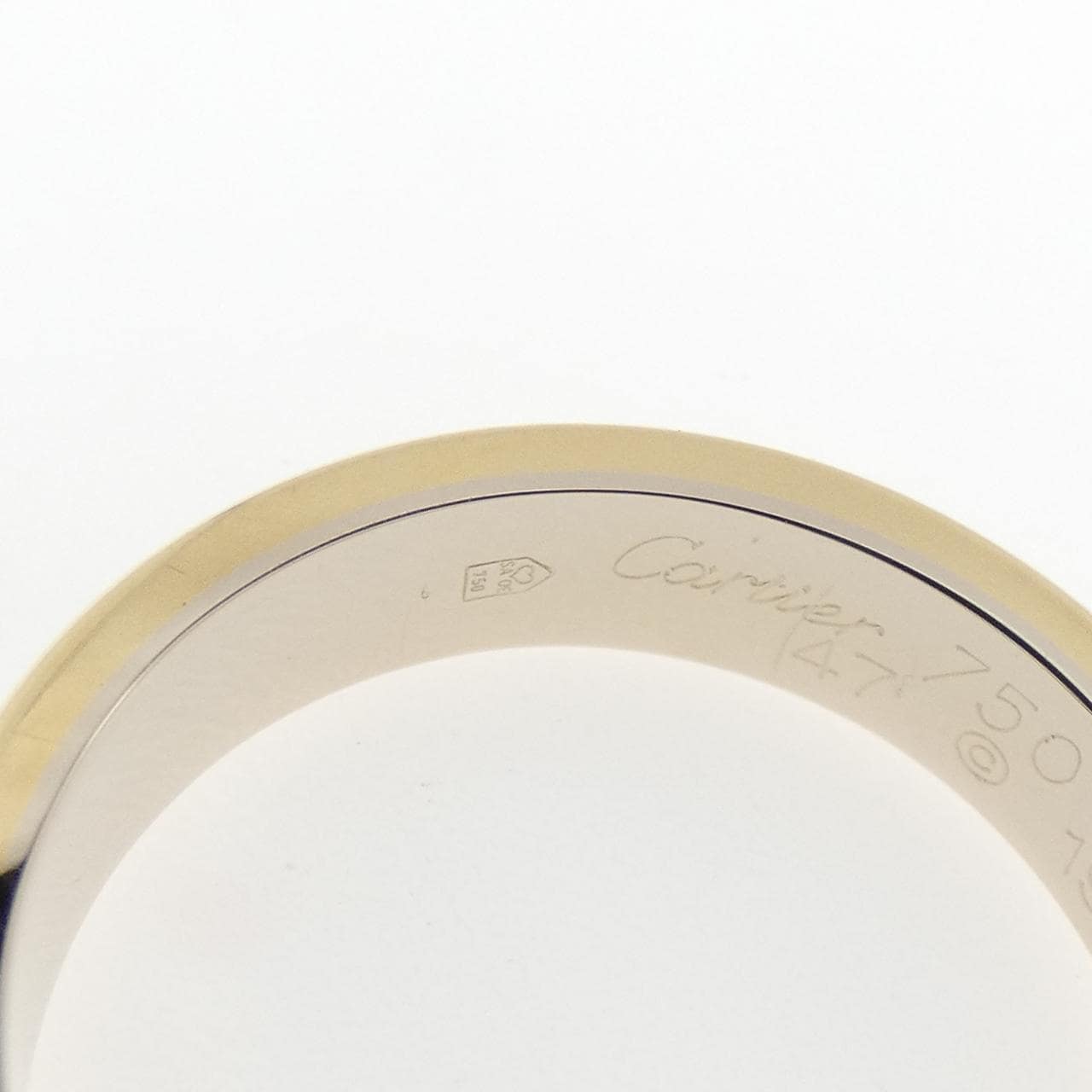 カルティエ スリーゴールドウェディング リング