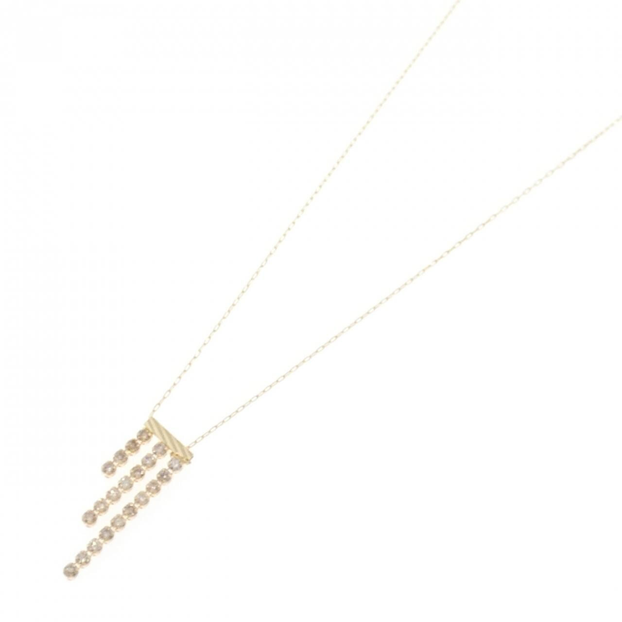 K18YG ダイヤモンド ネックレス 0.30CT
