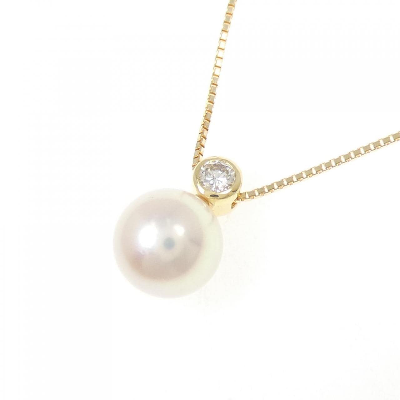 K18YG アコヤパール ネックレス 8mm