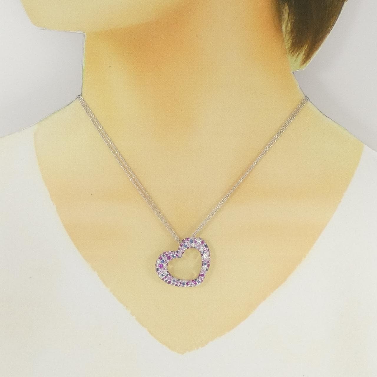 ポンテヴェキオ エモツィオーネ ラージ ネックレス 2.81CT