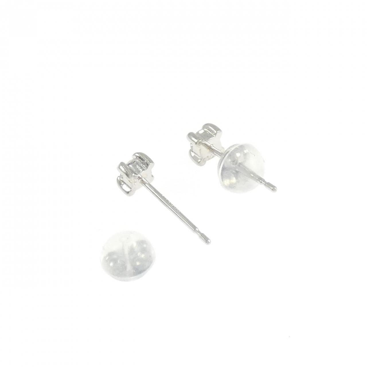 PT850/PT900 ソリティア ダイヤモンド ピアス 0.18CT