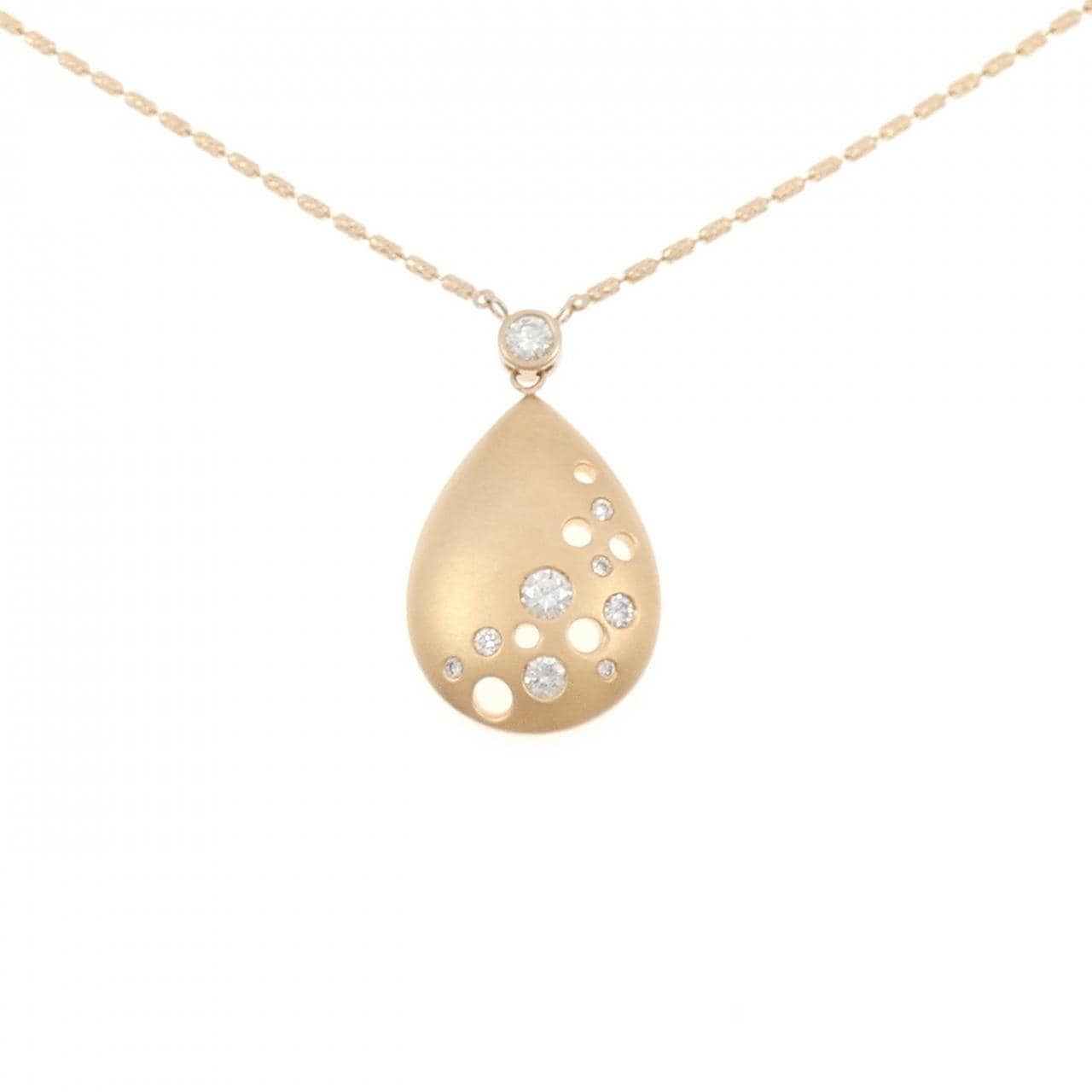 K18PG ダイヤモンド ネックレス 0.238CT