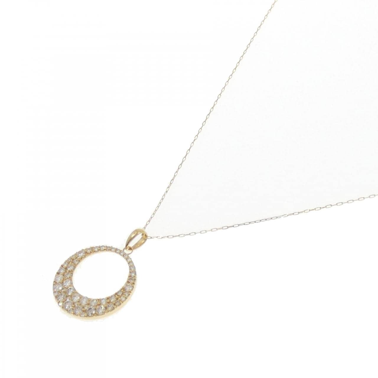 【新品】K18YG ダイヤモンド ネックレス 1.00CT