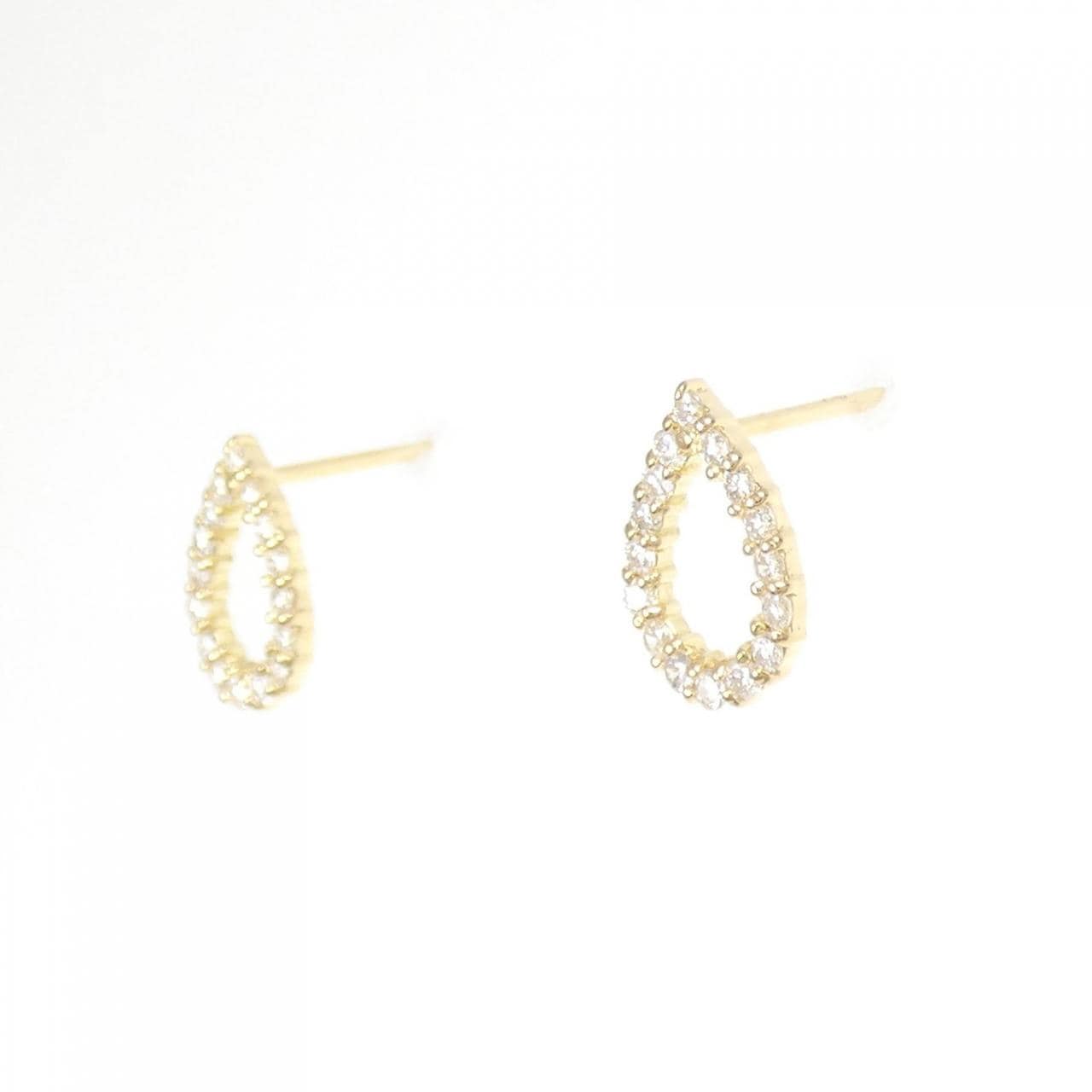 【リメイク】K18YG ダイヤモンド ピアス 0.20CT