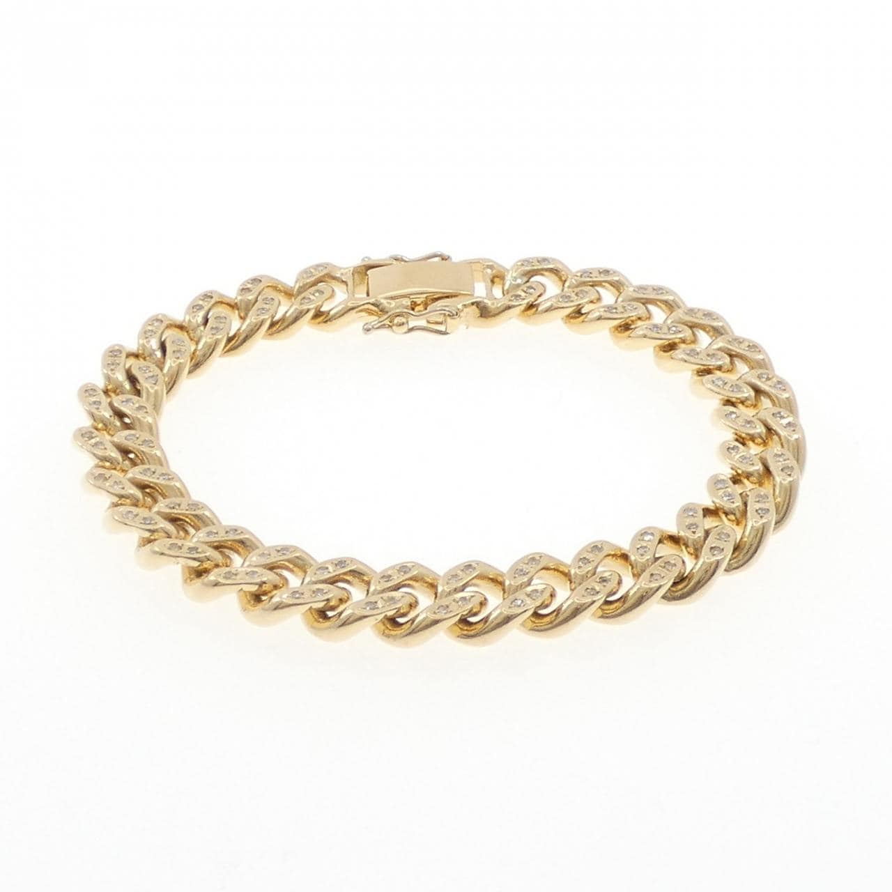 K18YG ダイヤモンド ブレスレット 1.00CT