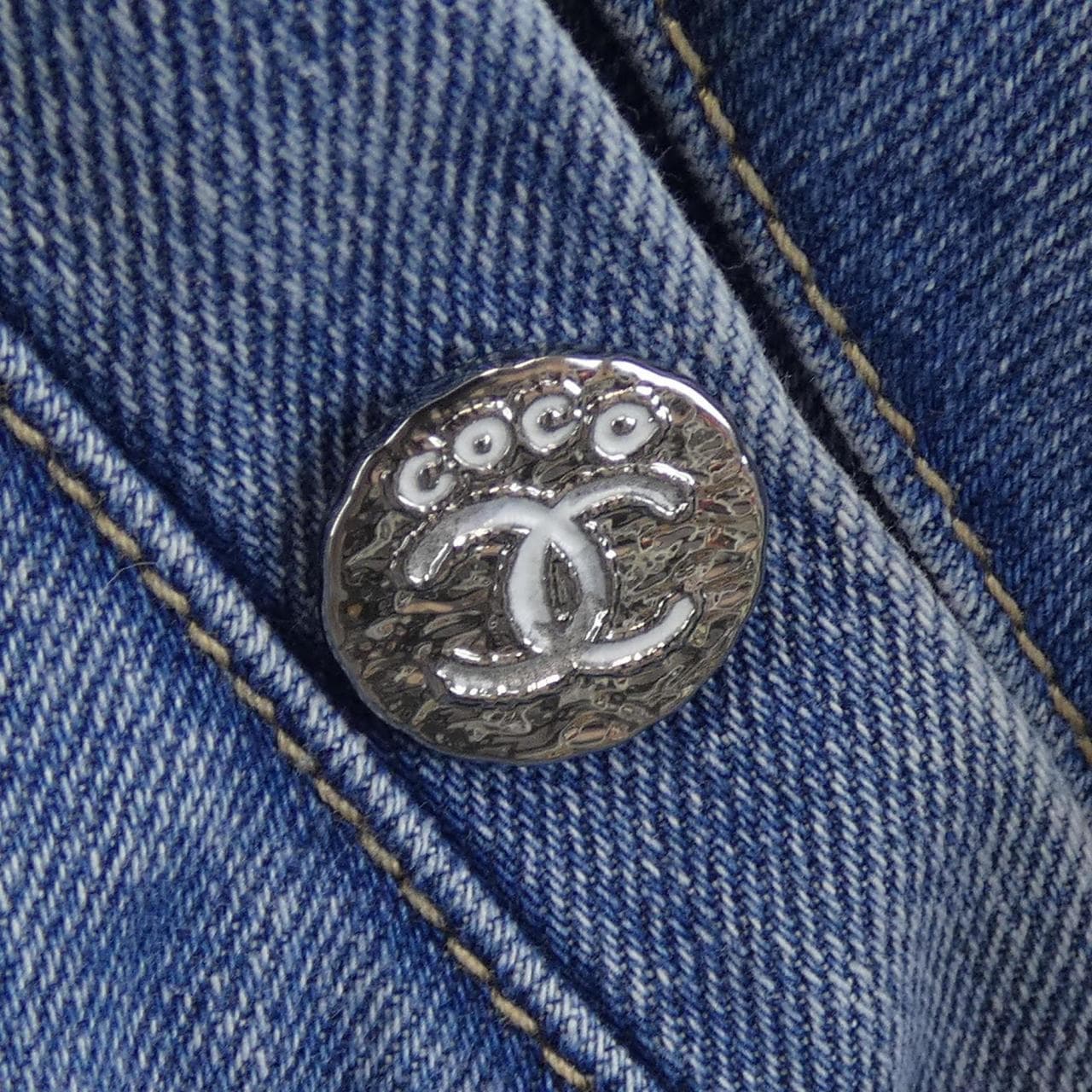 シャネル CHANEL LOOK4 ココビーチ P78559V71192 25M デニムジャケット