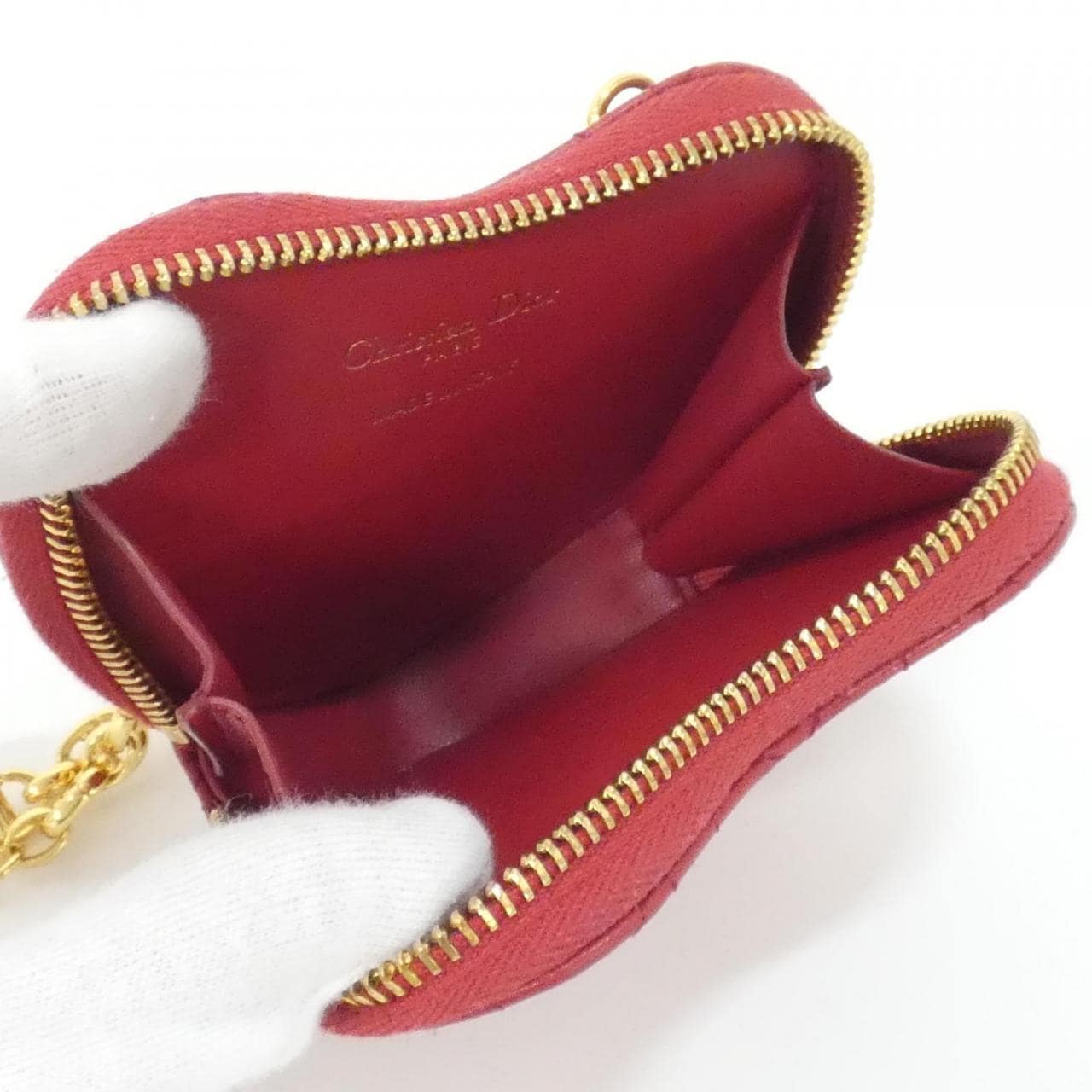 クリスチャンディオール DIORAMOUR ディオール カロ ハート ポーチ S5097UNID ポーチ