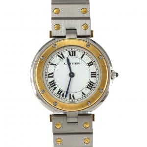 【ノーメンテナンス特価】カルティエ サントスヴァンドームLM YGコンビ 83038288 SSxYG クォーツ