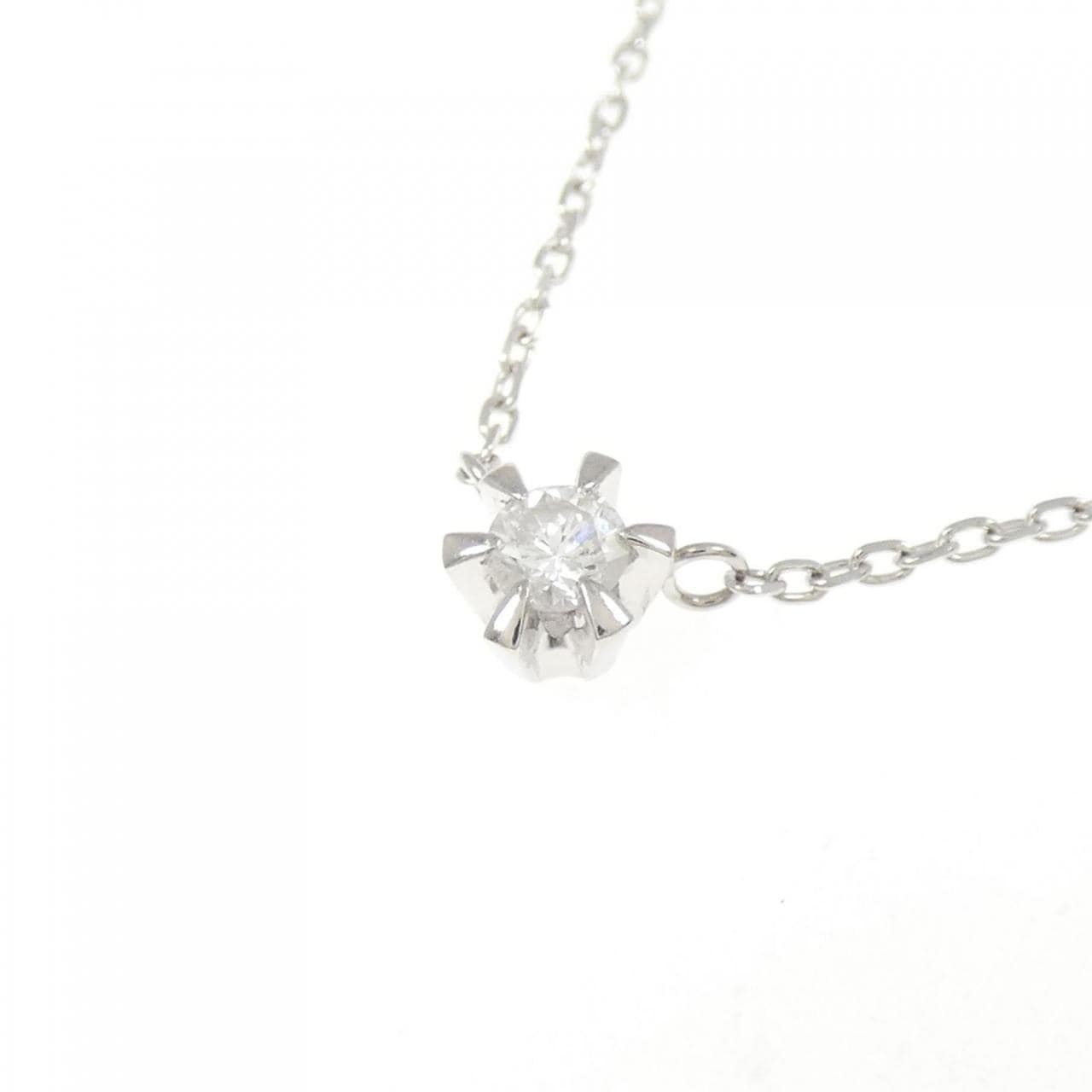 PT850 ダイヤモンド ネックレス 0.12CT