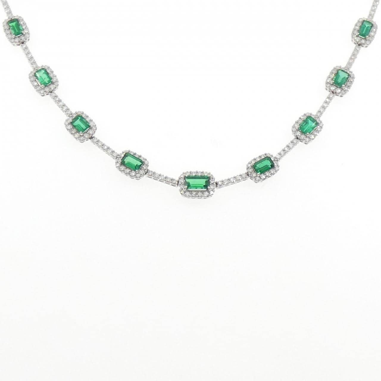 スワ エメラルド ネックレス 7.60CT
