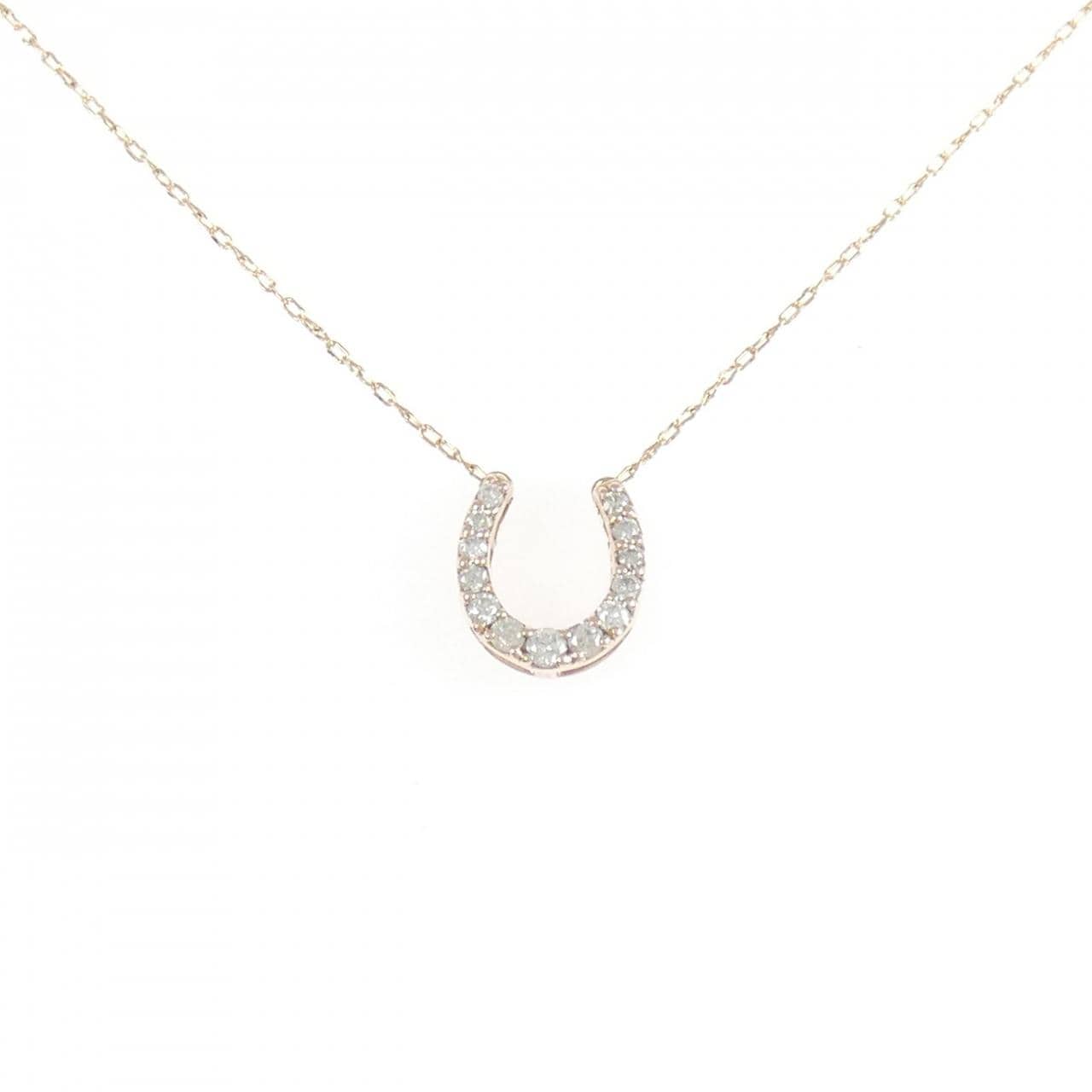 K10PG ダイヤモンド ネックレス 0.20CT