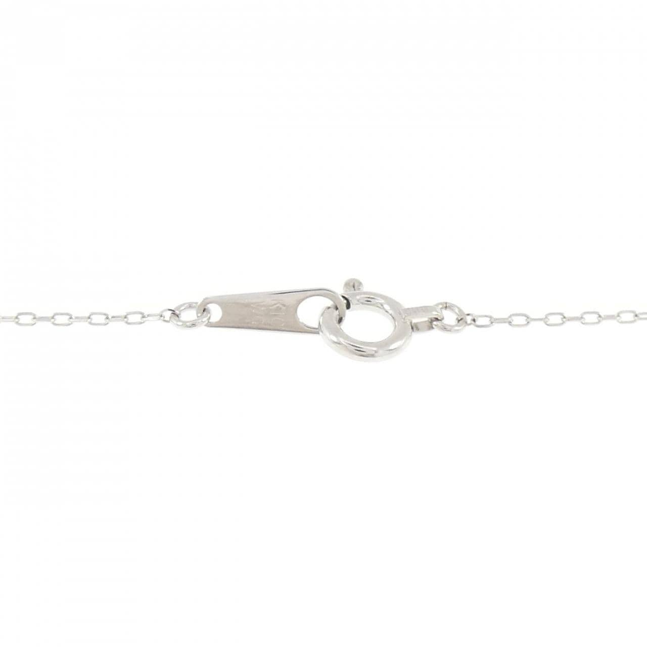 K10WG ダイヤモンド ネックレス 0.10CT