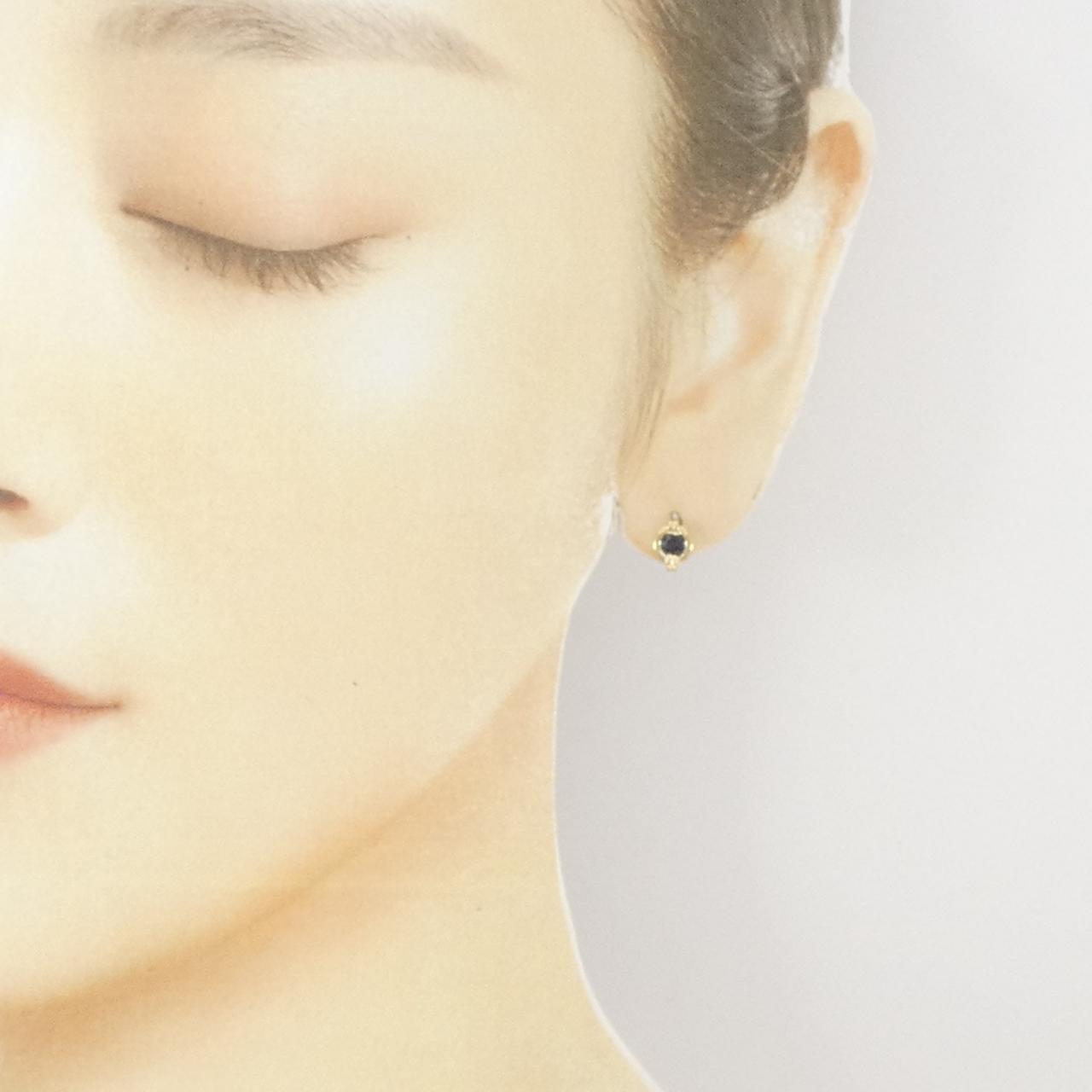 K18YG Sapphire Earrings 0.39CT