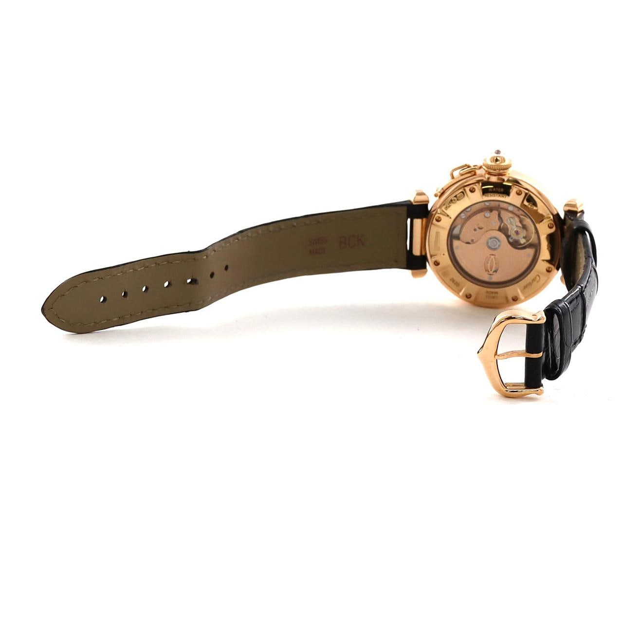 カルティエ パシャ32 PG･グリッドD コンベックス WJ116836 PG･RG 自動巻