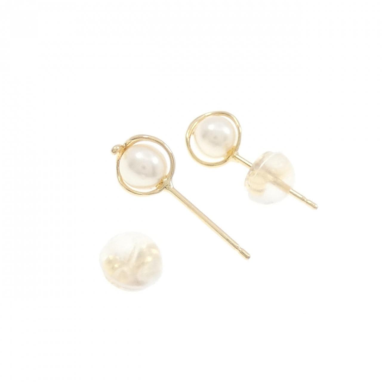 K18YG アコヤパール ピアス 4.2mm