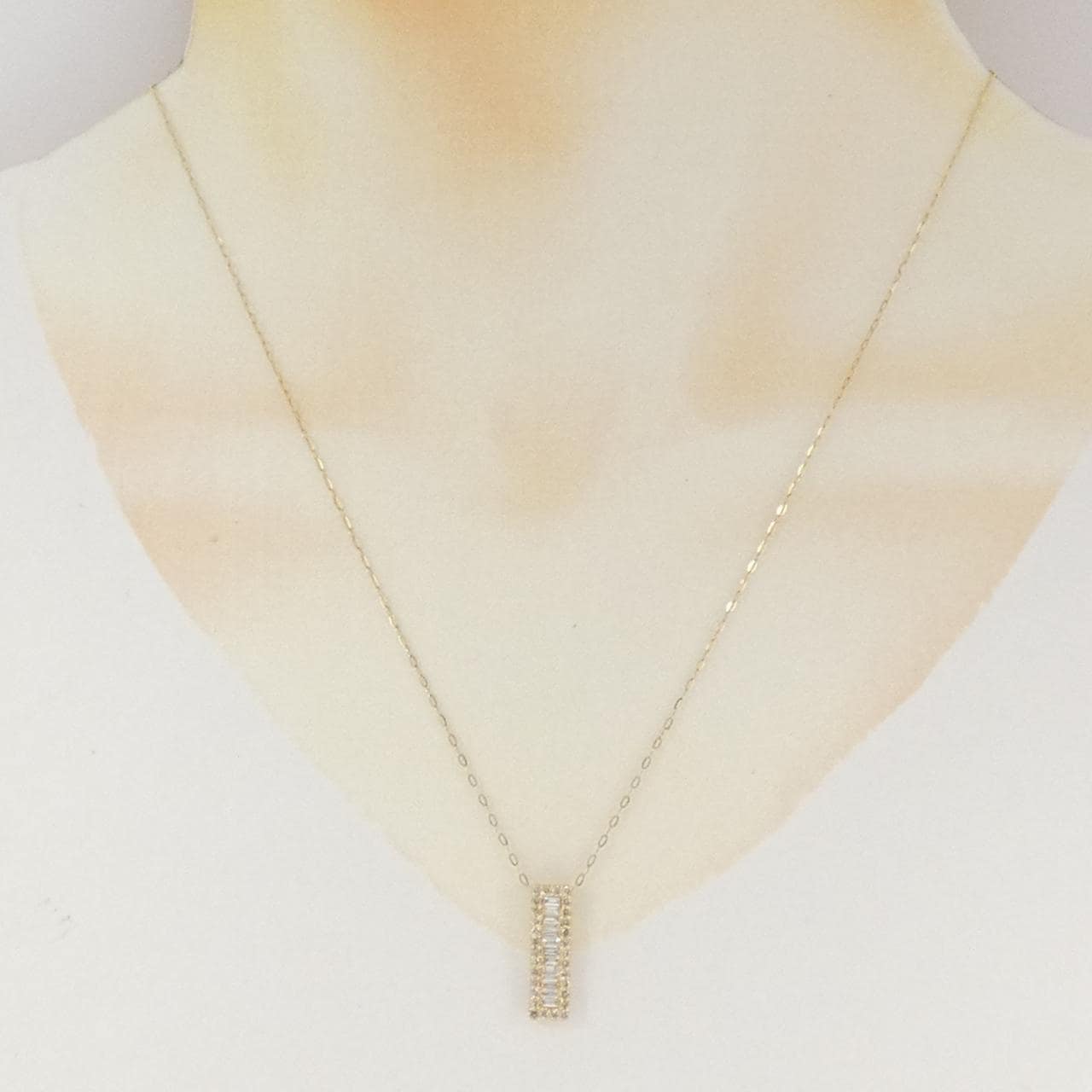 K18YG ダイヤモンド ネックレス 0.30CT