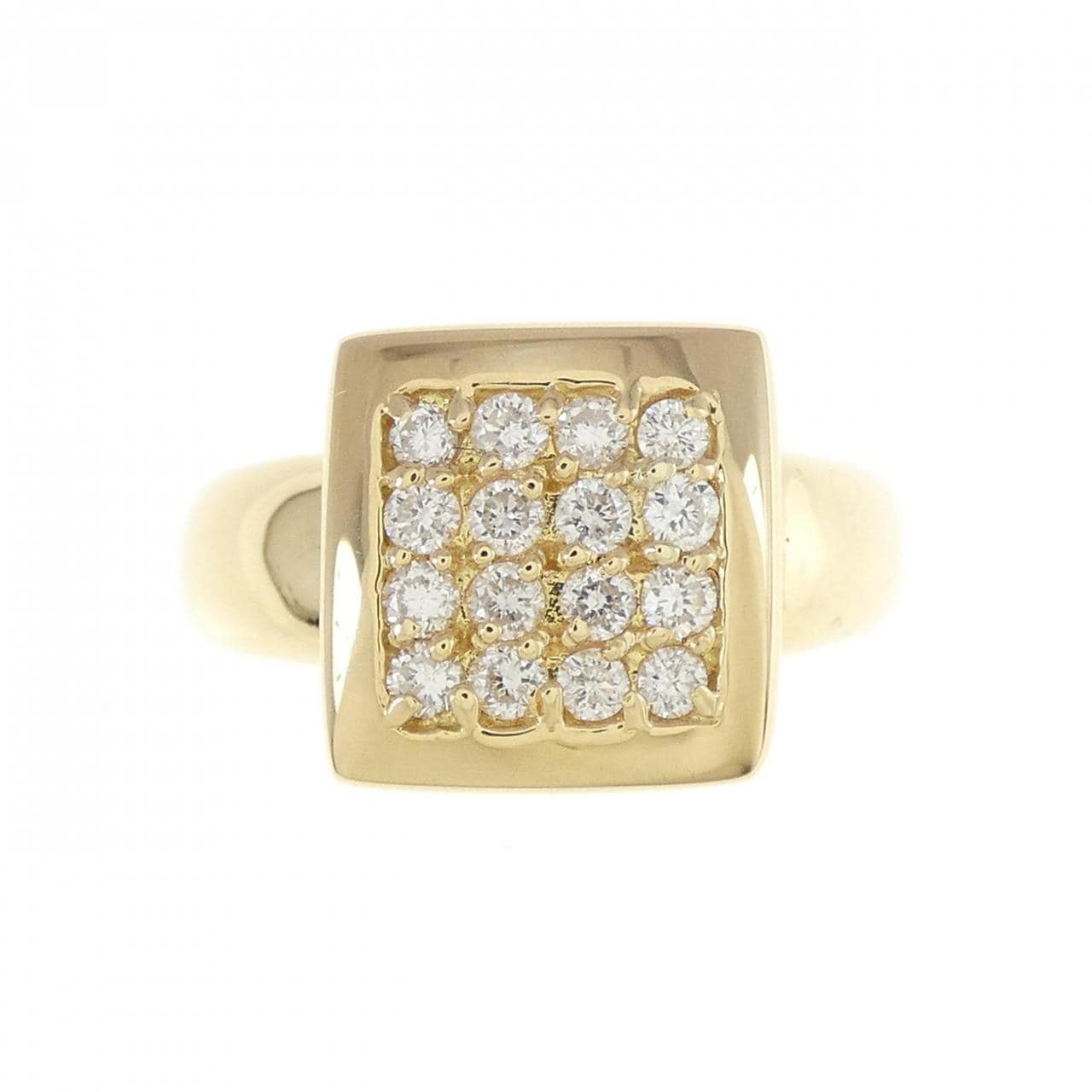 K18YG ダイヤモンド リング 0.39CT