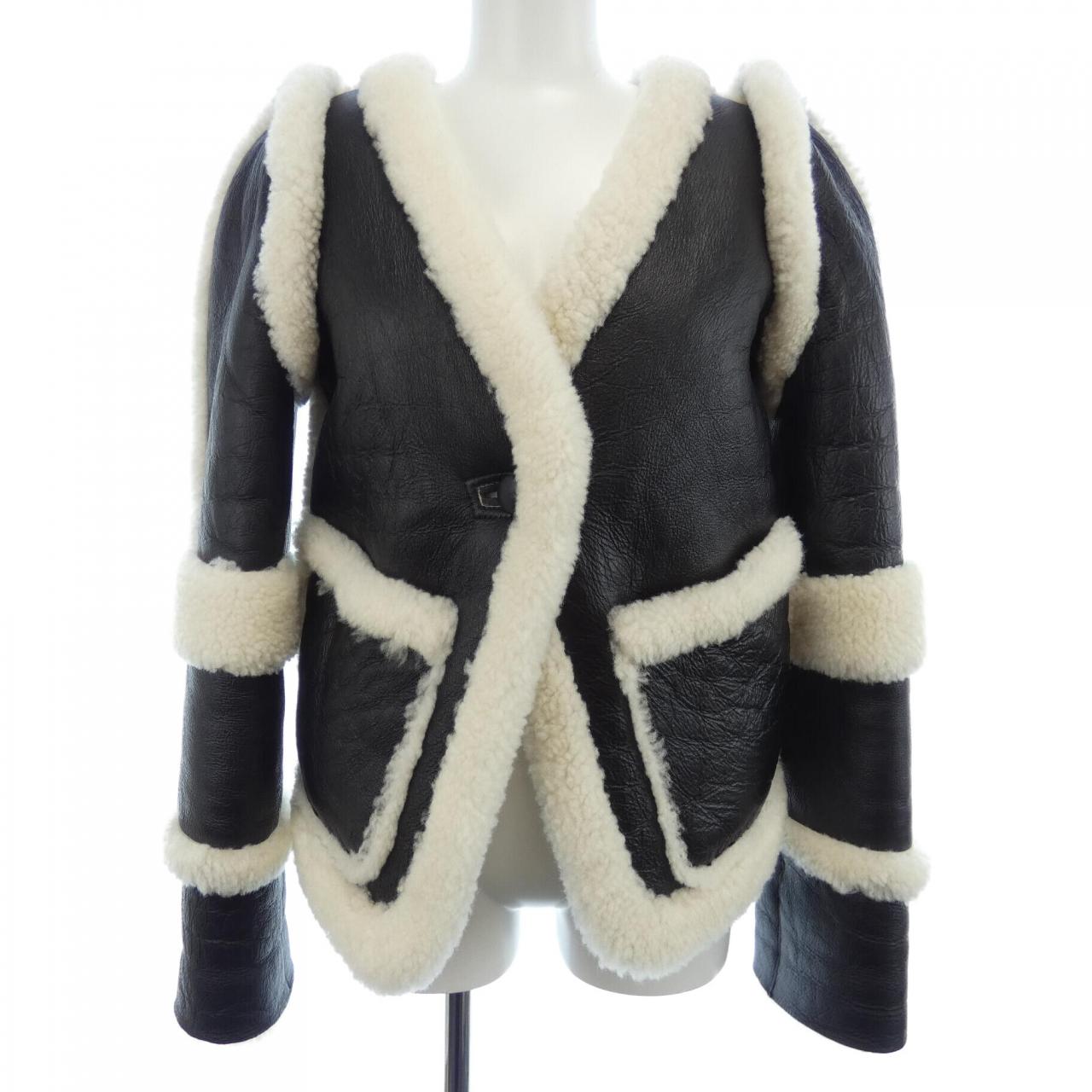 CELINE Celine mouton jacket