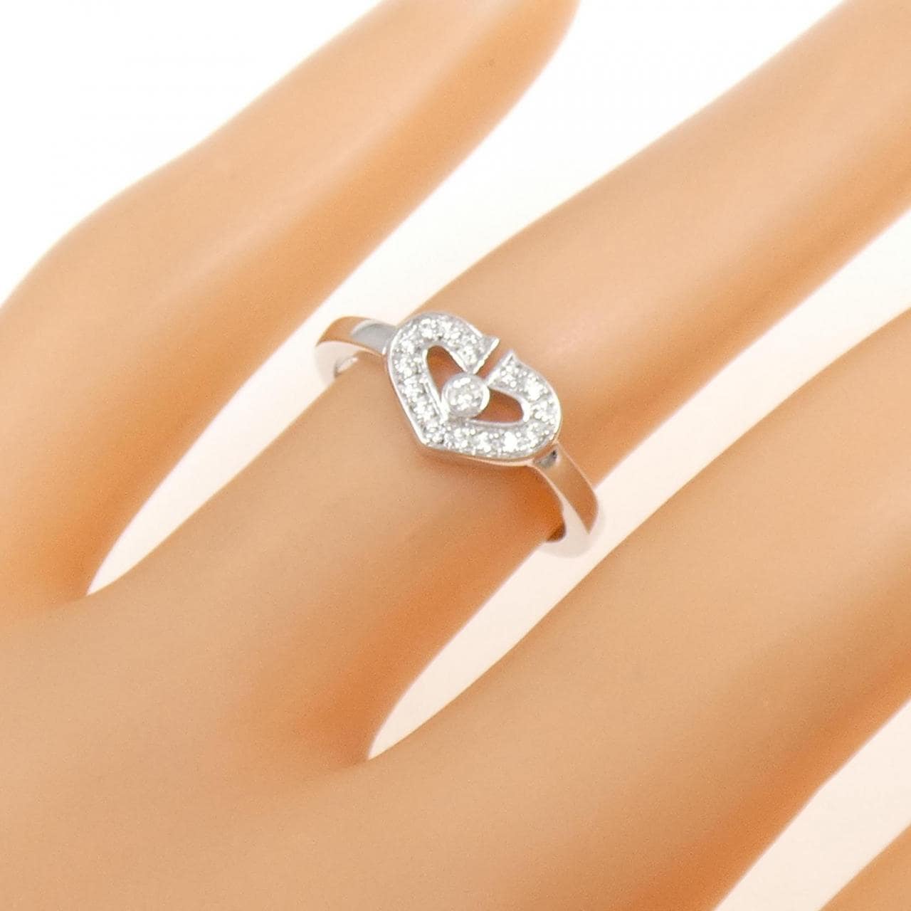 Cartier C heart ring