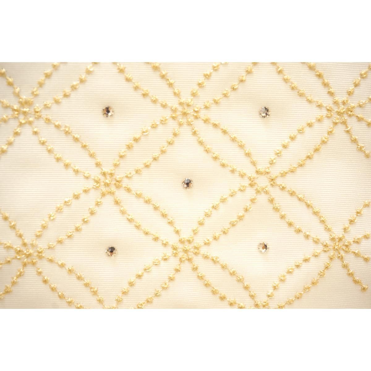 [BRAND NEW] Embroidered half collar with stones
