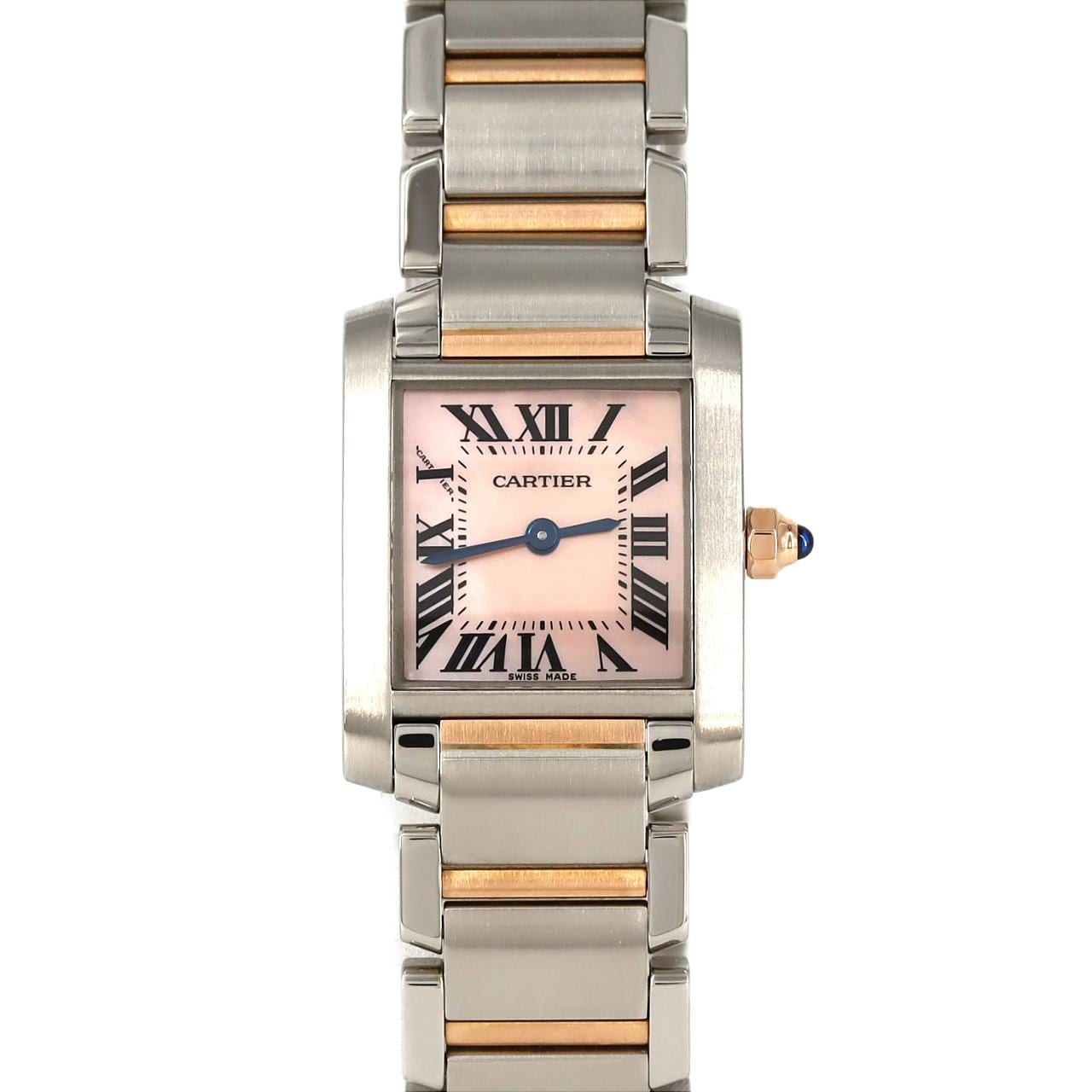 カルティエ タンクフランセーズSM PGコンビ W51027Q4 SSxPG クォーツ