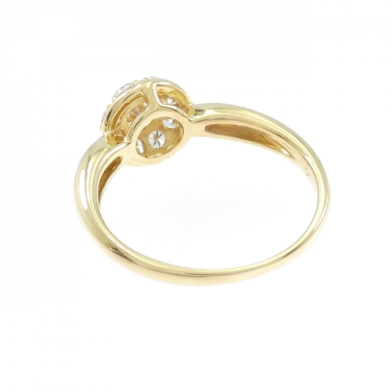 K18YG ダイヤモンド リング 0.74CT