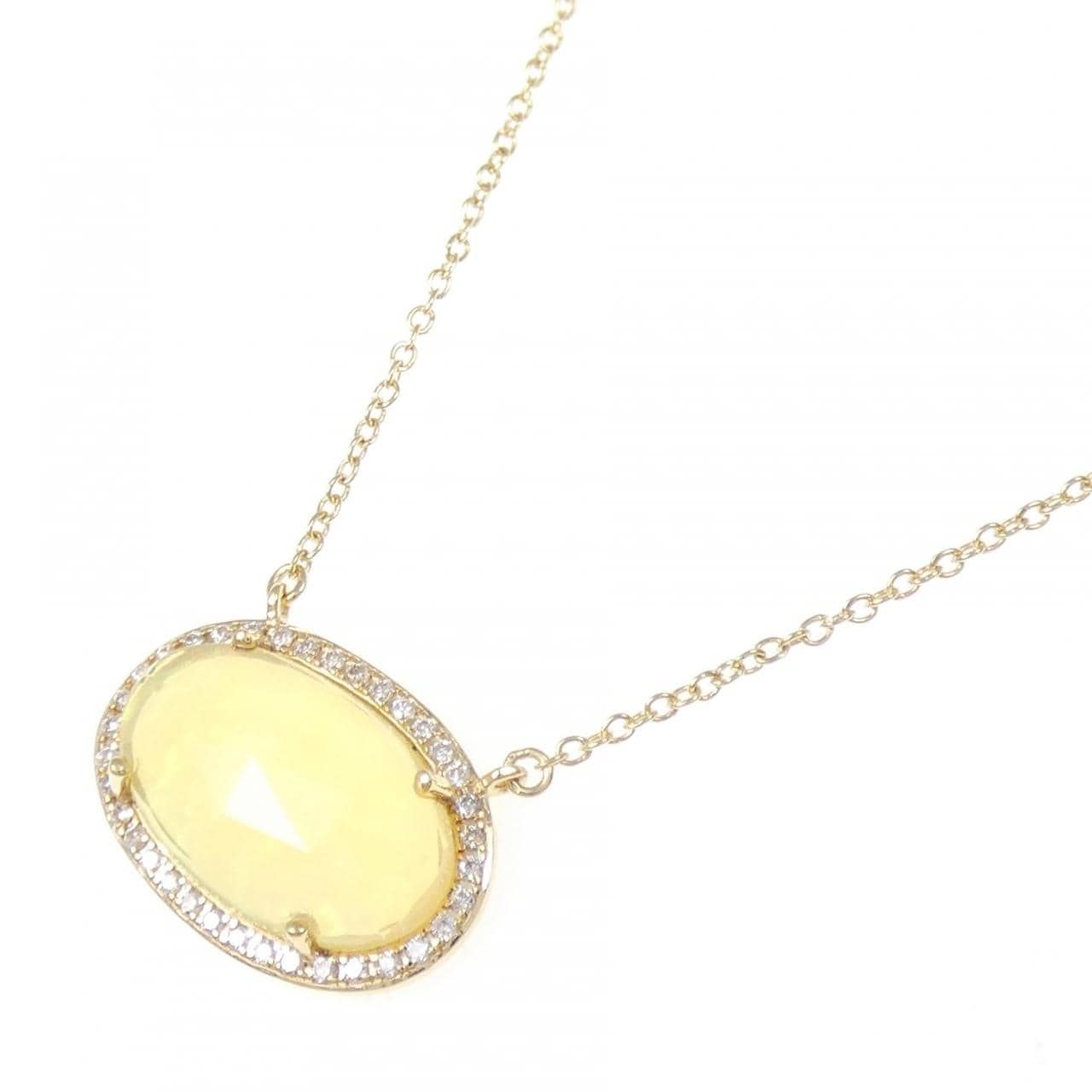 【新品】K18YG オパール ネックレス 2.15CT