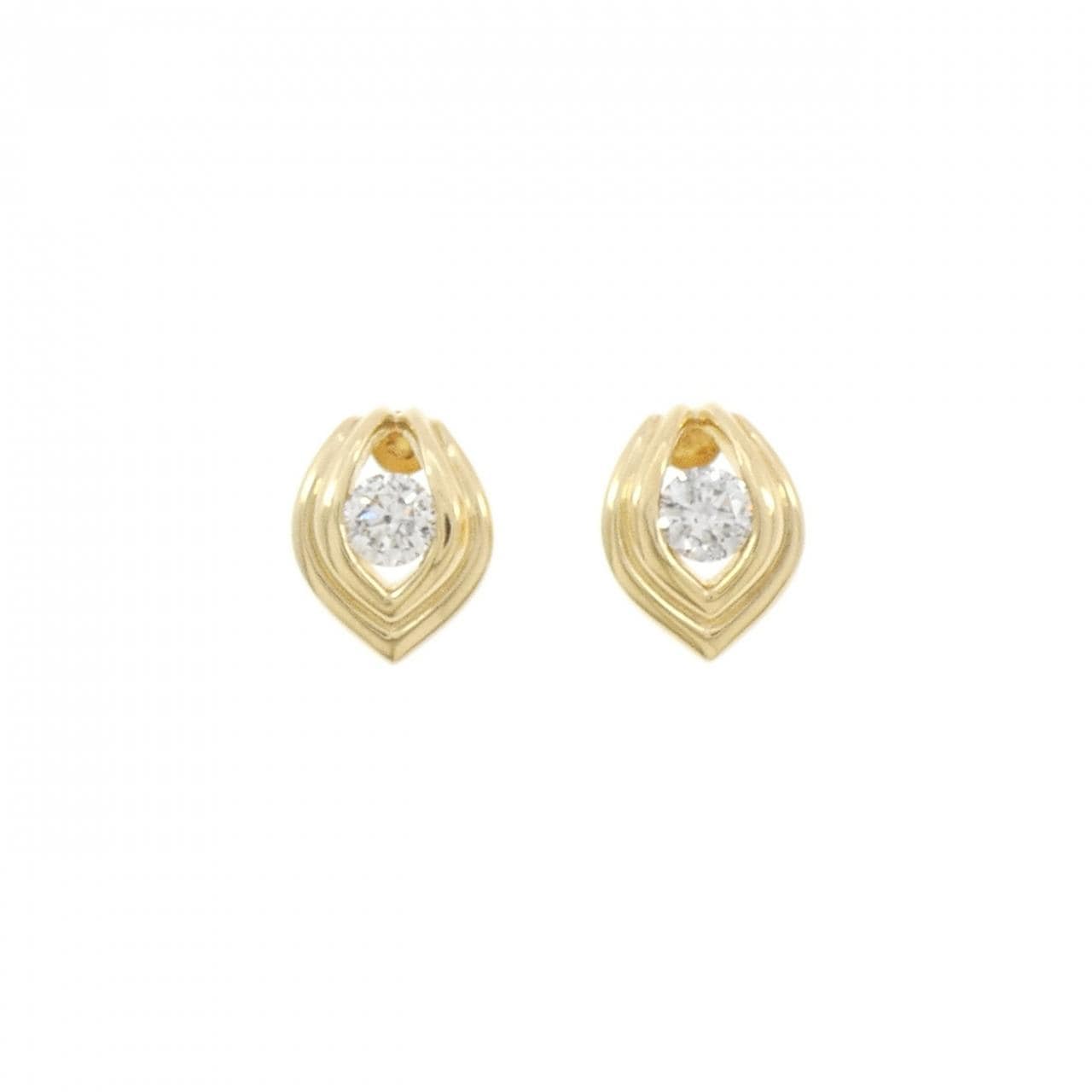 K18YG ダイヤモンド ピアス 0.813CT