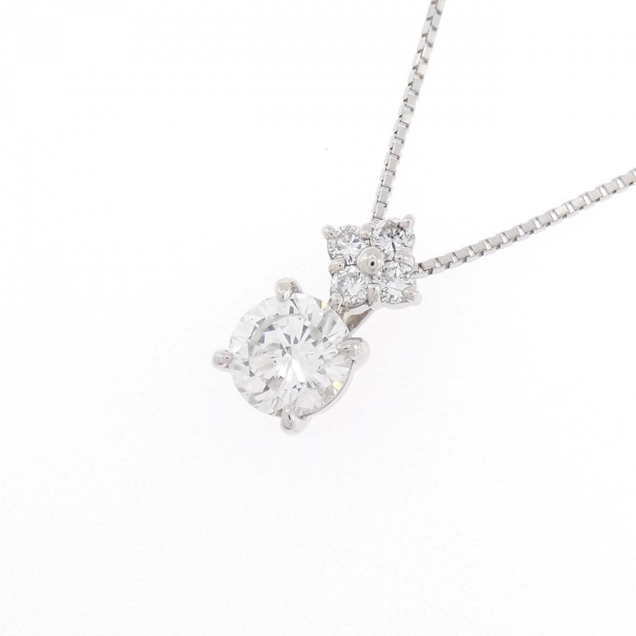 PT900/PT850 ダイヤモンド ネックレス 0.890CT G SI2 Good