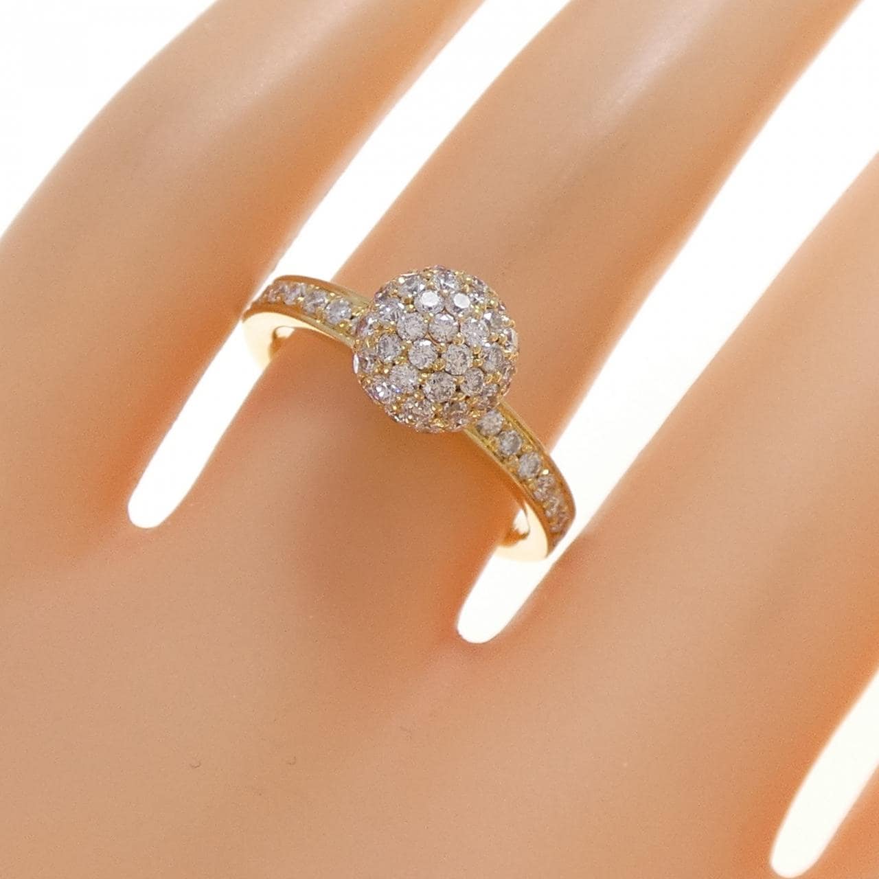 K18YG ダイヤモンド リング 1.00CT