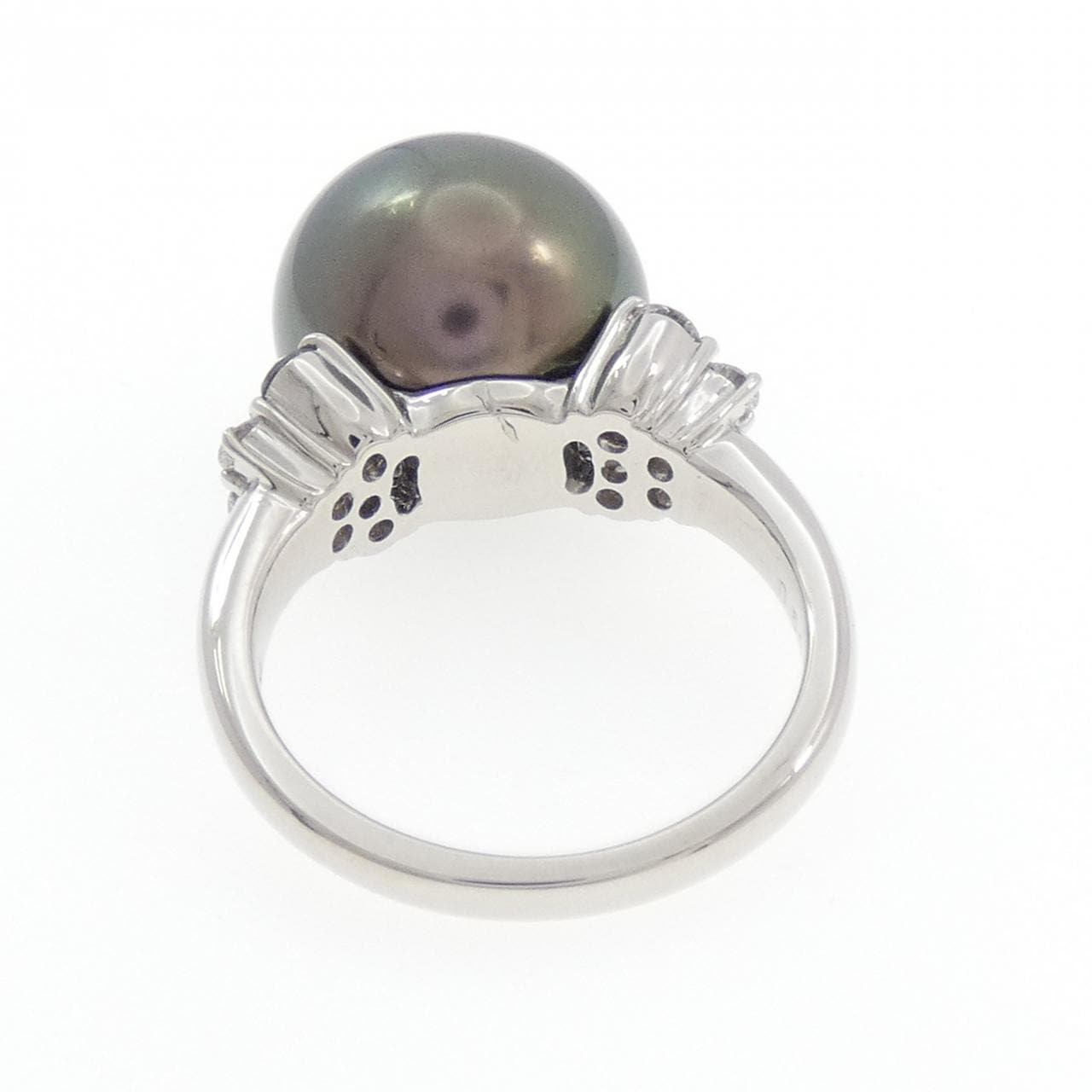 PT900 黒蝶パール リング 13mm