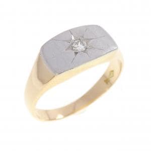 K18PG/PM ダイヤモンド リング 0.04CT