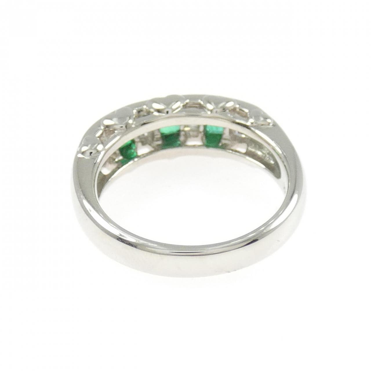 PT900 エメラルド リング 0.45CT
