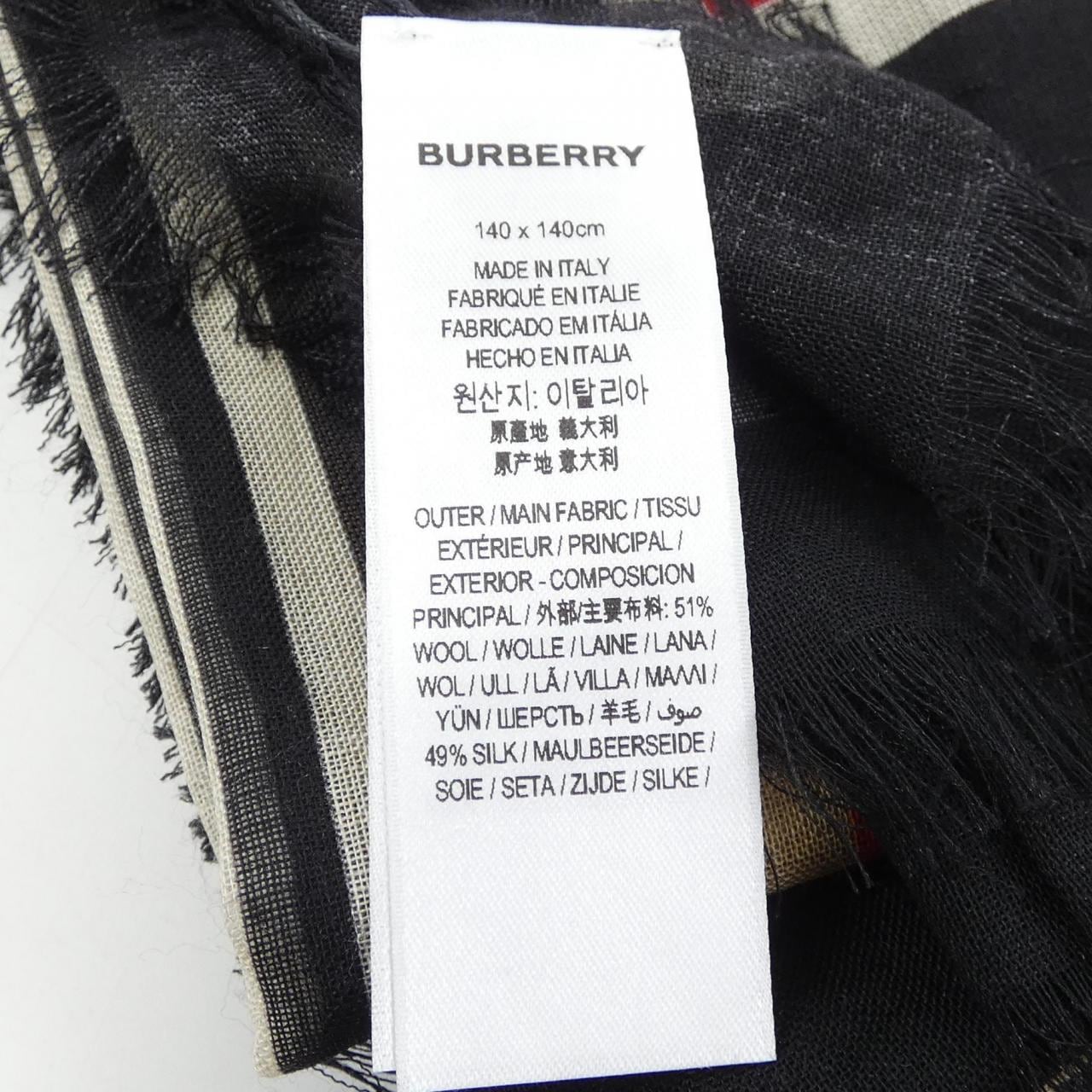 バーバリー BURBERRY STOLE