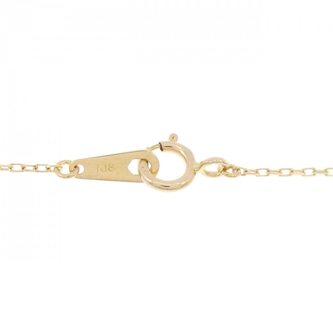 K18YG ダイヤモンド ネックレス 0.10CT