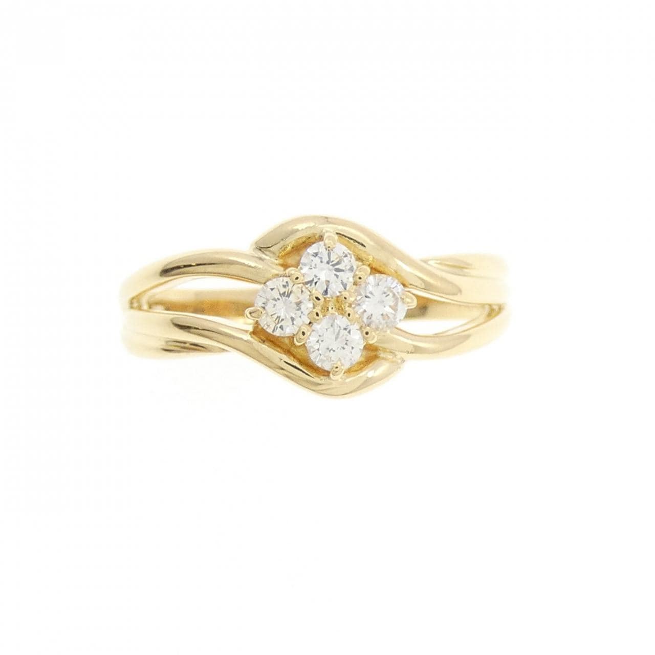 K18YG ダイヤモンド リング 0.20CT