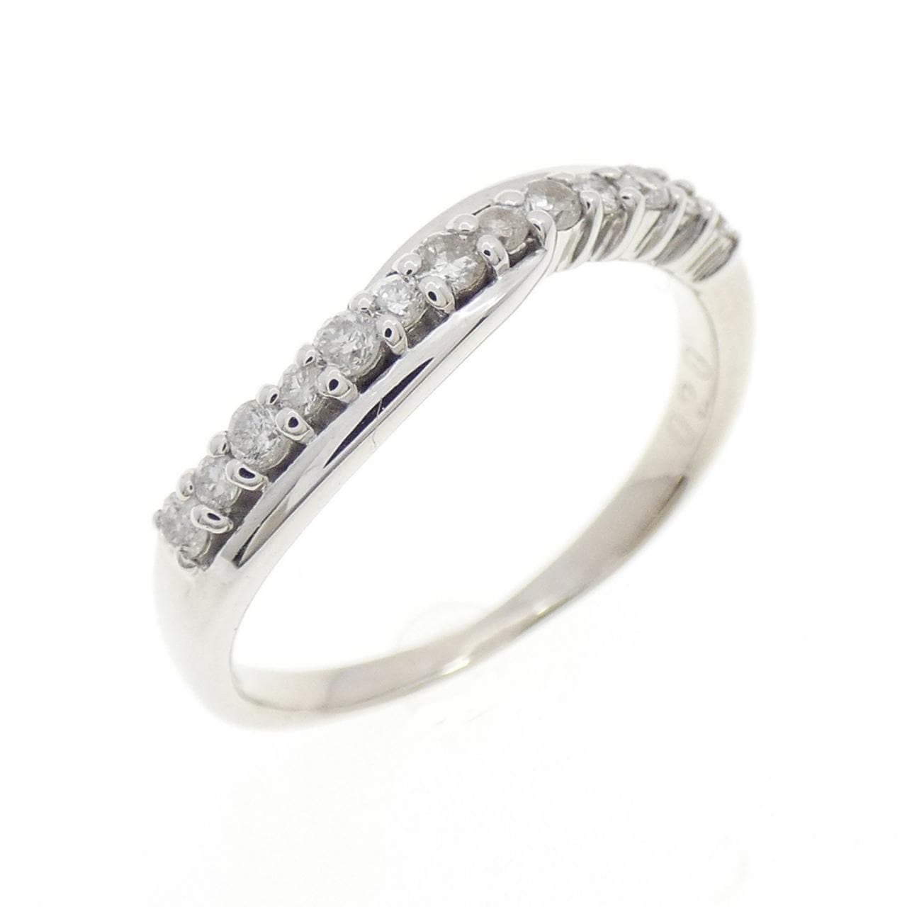 K18WG ダイヤモンド リング 0.20CT