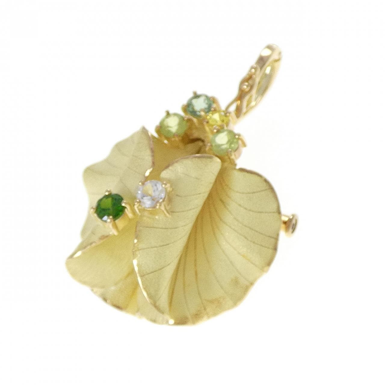 イケダケイコ カラーストーン ブローチ