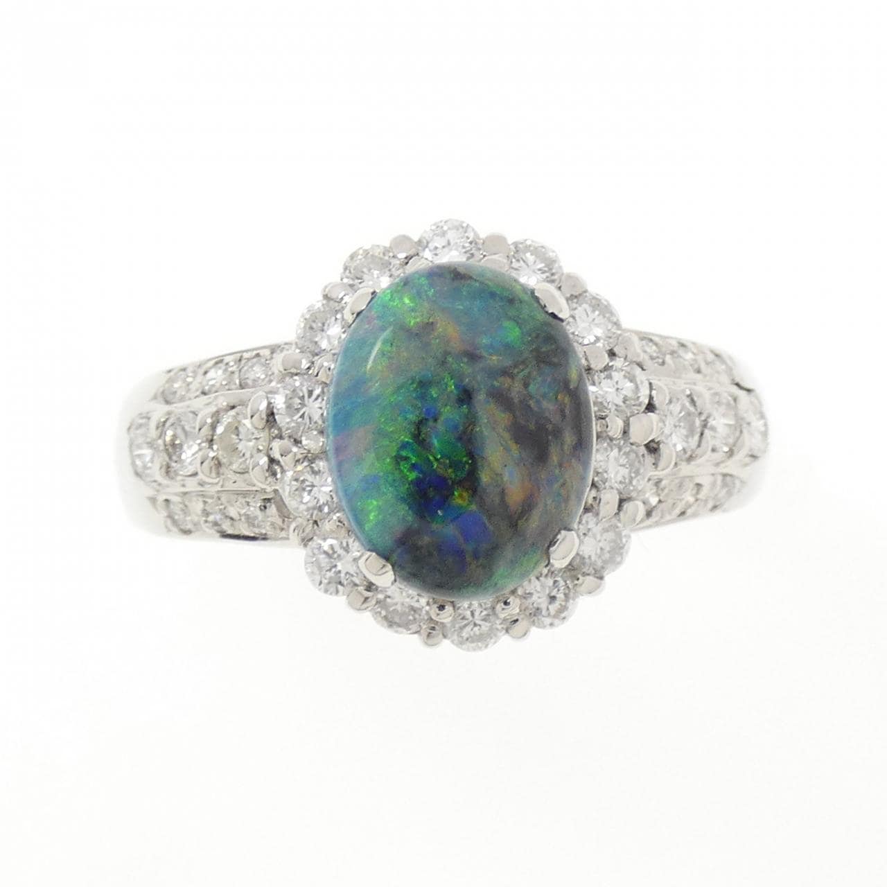 PT900 ブラックオパール リング 2.49CT
