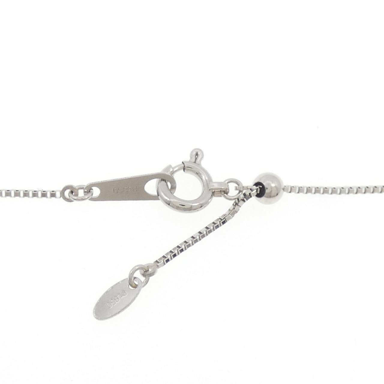 PT900/PT850 エメラルド ネックレス 0.345CT