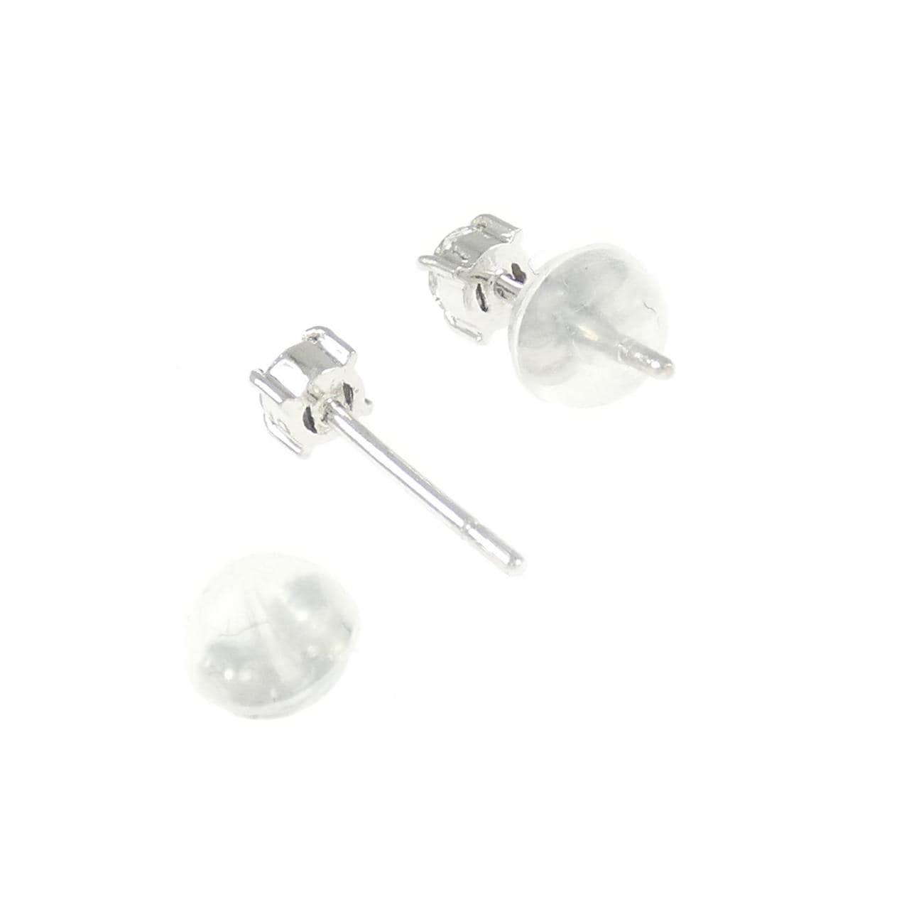 PT/PT900 ソリティア ダイヤモンド ピアス 0.215CT