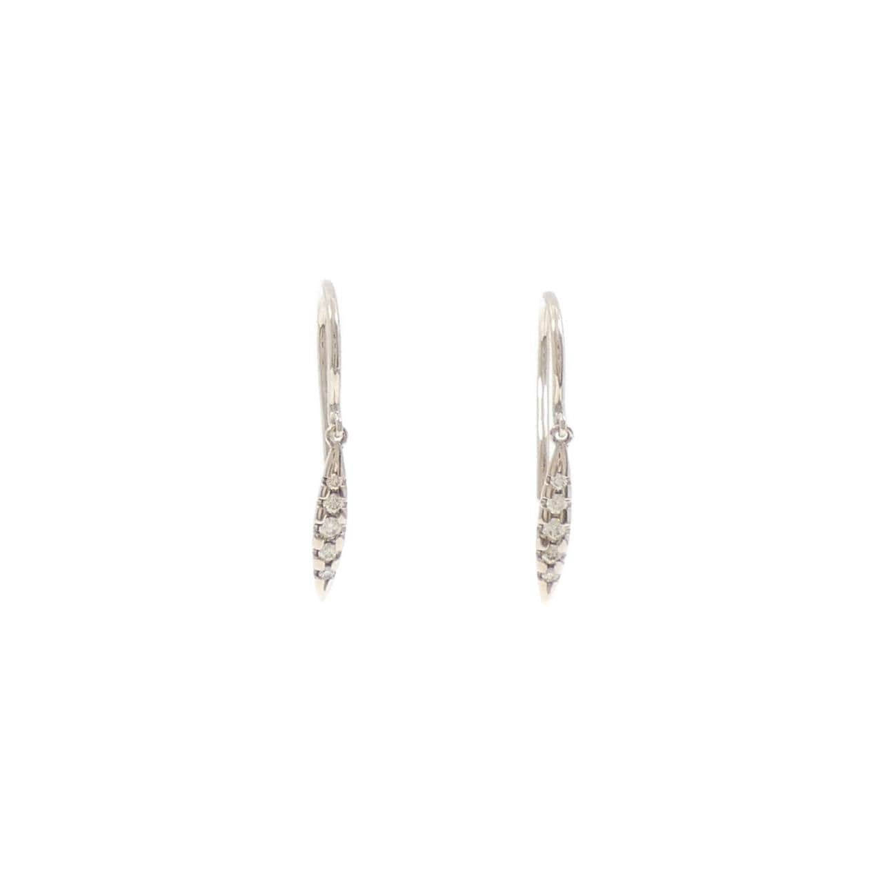 カシケイ ダイヤモンド ピアス 0.07CT